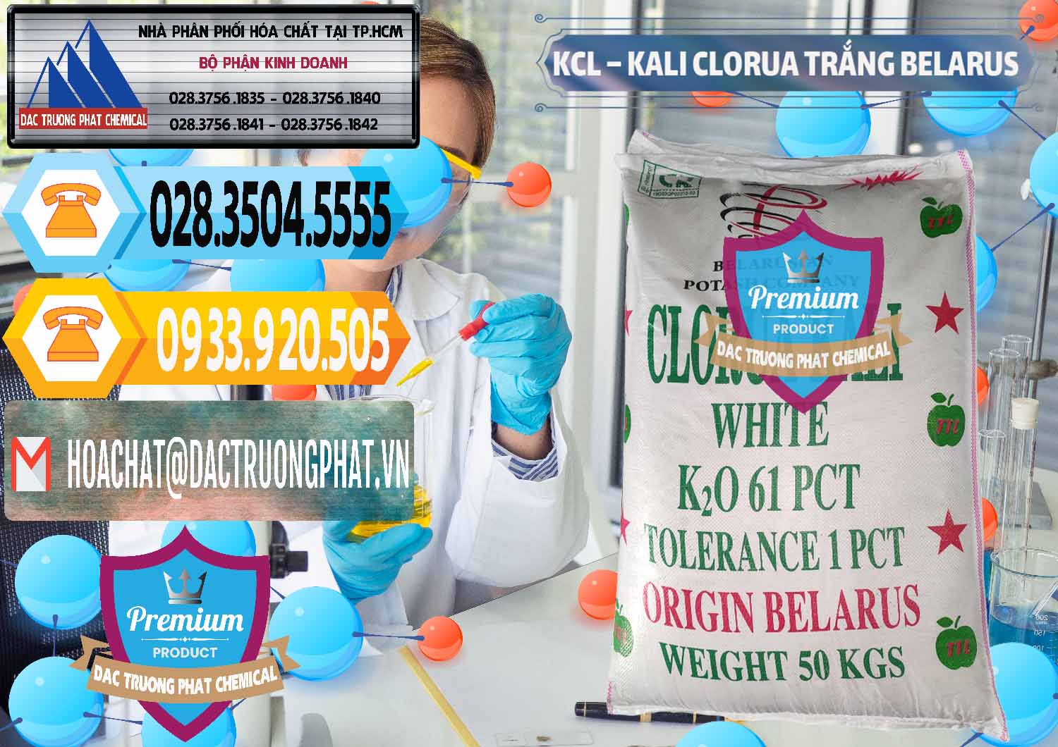 Đơn vị chuyên cung ứng _ bán KCL – Kali Clorua Trắng Belarus - 0085 - Chuyên bán _ phân phối hóa chất tại TP.HCM - hoachattayrua.net