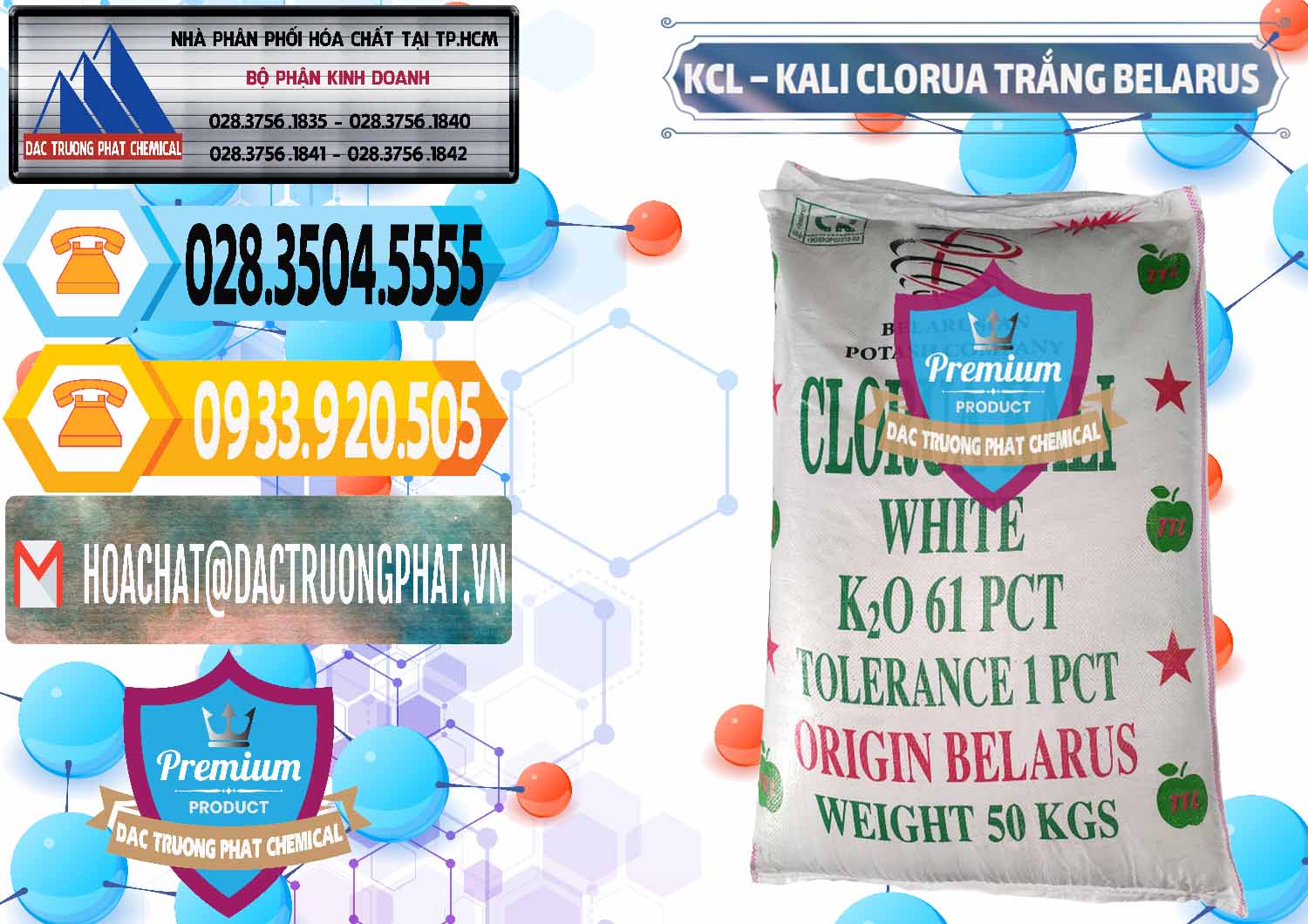 Chuyên bán và cung ứng KCL – Kali Clorua Trắng Belarus - 0085 - Đơn vị bán & cung cấp hóa chất tại TP.HCM - hoachattayrua.net