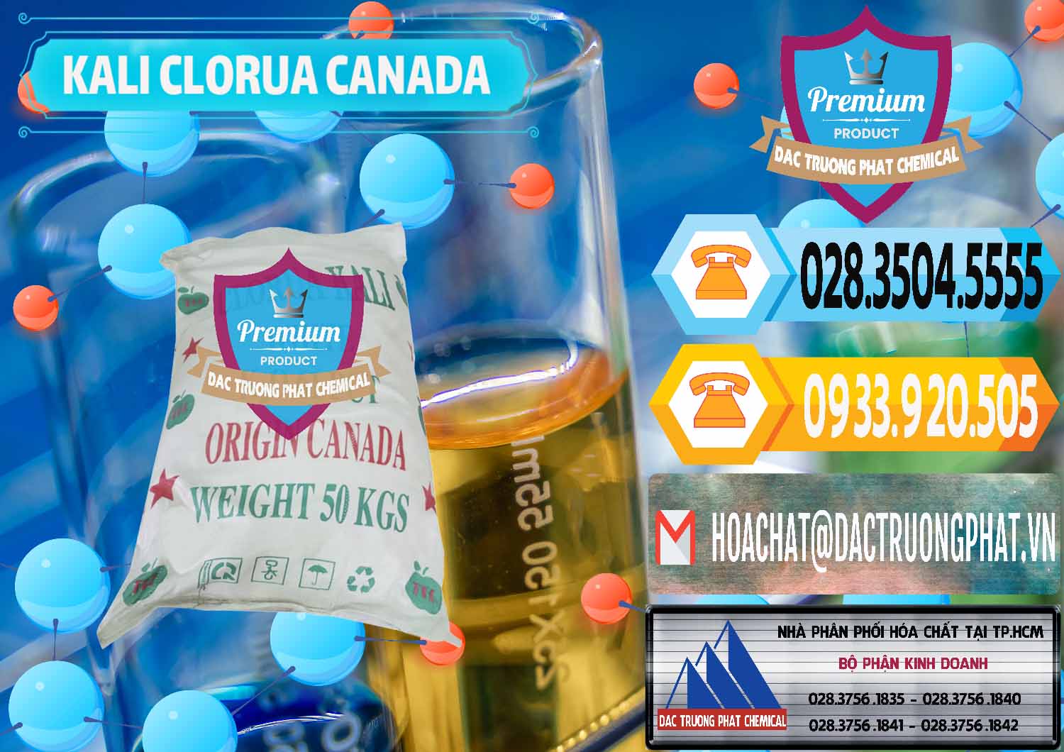Công ty chuyên phân phối & bán KCL – Kali Clorua Trắng Canada - 0437 - Đơn vị phân phối và cung cấp hóa chất tại TP.HCM - hoachattayrua.net
