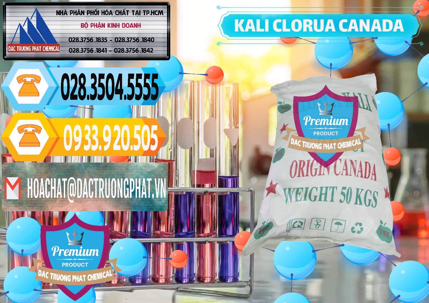 Công ty chuyên kinh doanh - bán KCL – Kali Clorua Trắng Canada - 0437 - Công ty chuyên nhập khẩu - phân phối hóa chất tại TP.HCM - hoachattayrua.net
