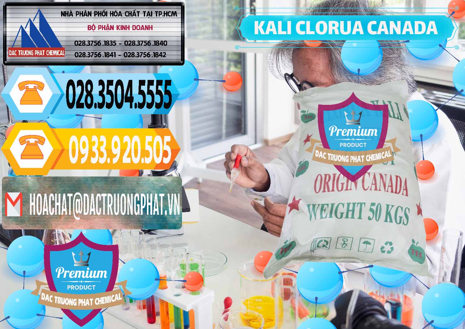 Nơi phân phối & bán KCL – Kali Clorua Trắng Canada - 0437 - Đơn vị cung cấp ( nhập khẩu ) hóa chất tại TP.HCM - hoachattayrua.net