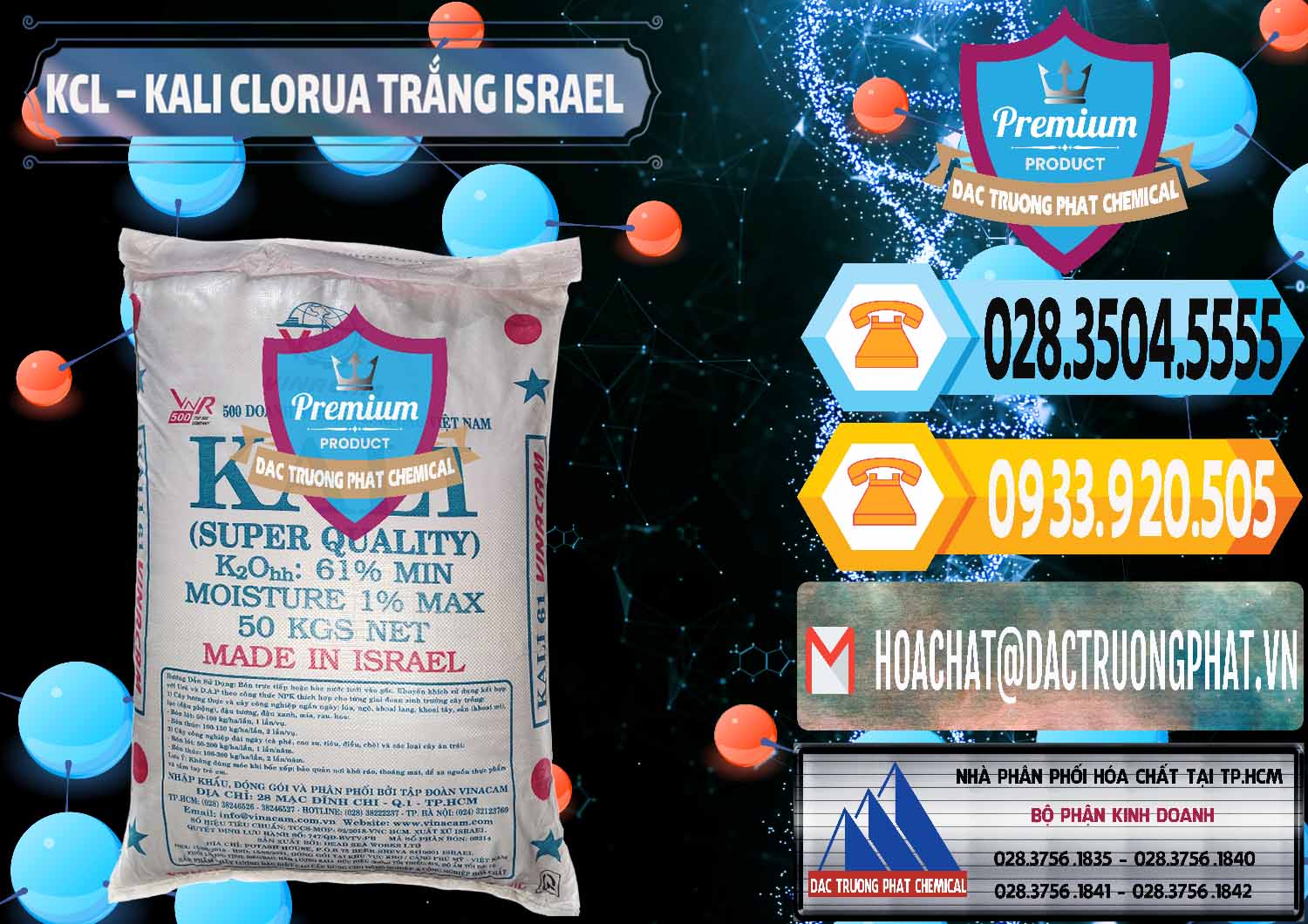 Cty kinh doanh & bán KCL – Kali Clorua Trắng Israel - 0087 - Cty bán ( cung cấp ) hóa chất tại TP.HCM - hoachattayrua.net
