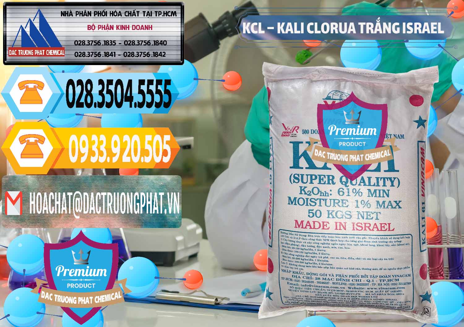 Cty chuyên nhập khẩu _ bán KCL – Kali Clorua Trắng Israel - 0087 - Công ty chuyên phân phối & bán hóa chất tại TP.HCM - hoachattayrua.net