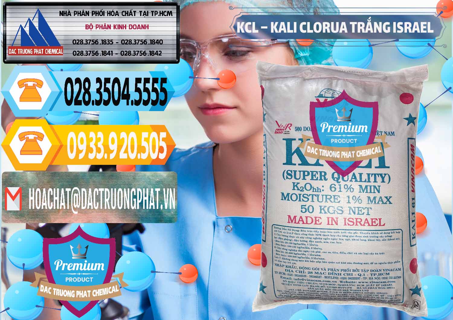 Công ty chuyên bán ( cung ứng ) KCL – Kali Clorua Trắng Israel - 0087 - Công ty kinh doanh ( phân phối ) hóa chất tại TP.HCM - hoachattayrua.net