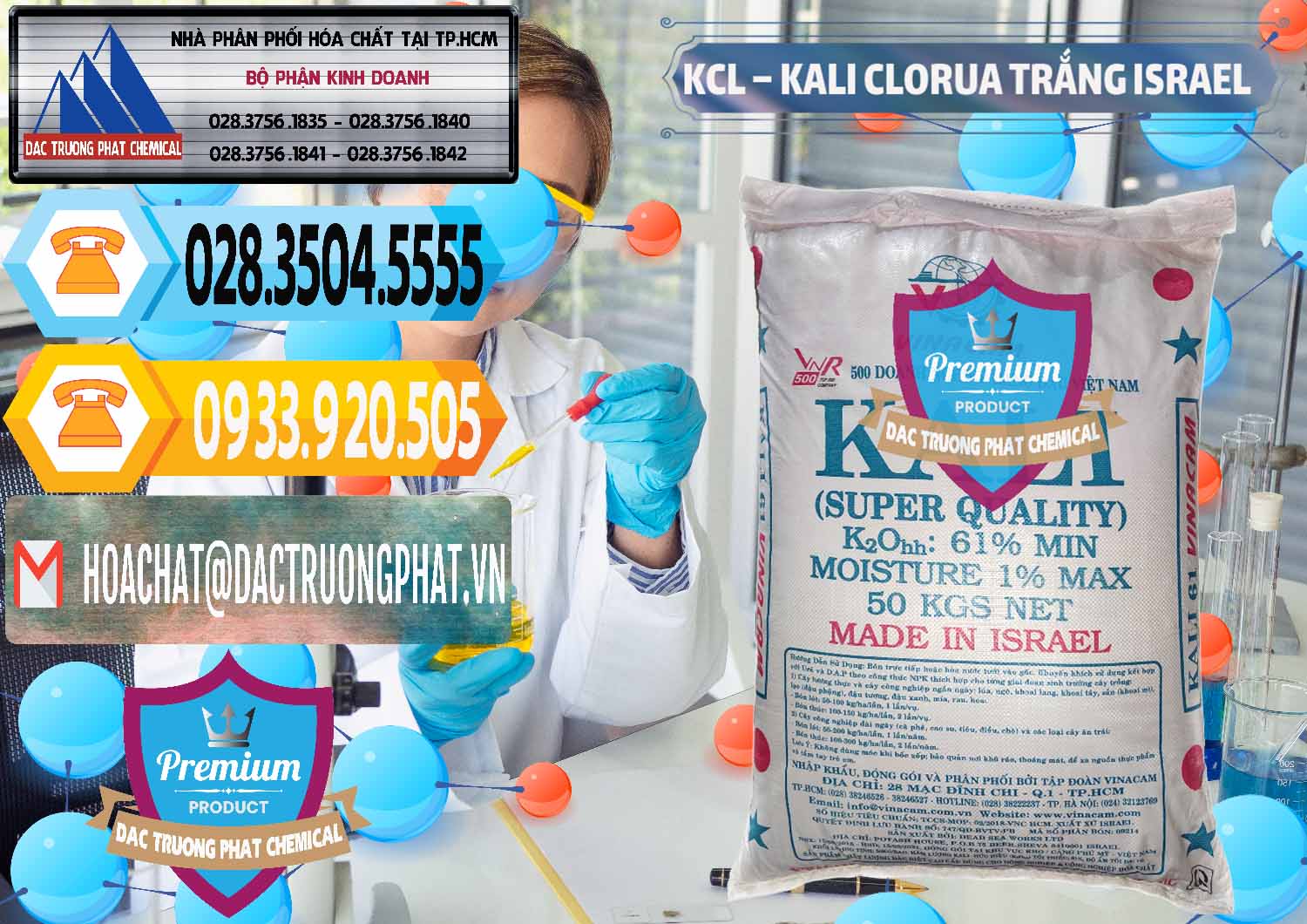 Công ty chuyên cung cấp - bán KCL – Kali Clorua Trắng Israel - 0087 - Nhà cung cấp và phân phối hóa chất tại TP.HCM - hoachattayrua.net