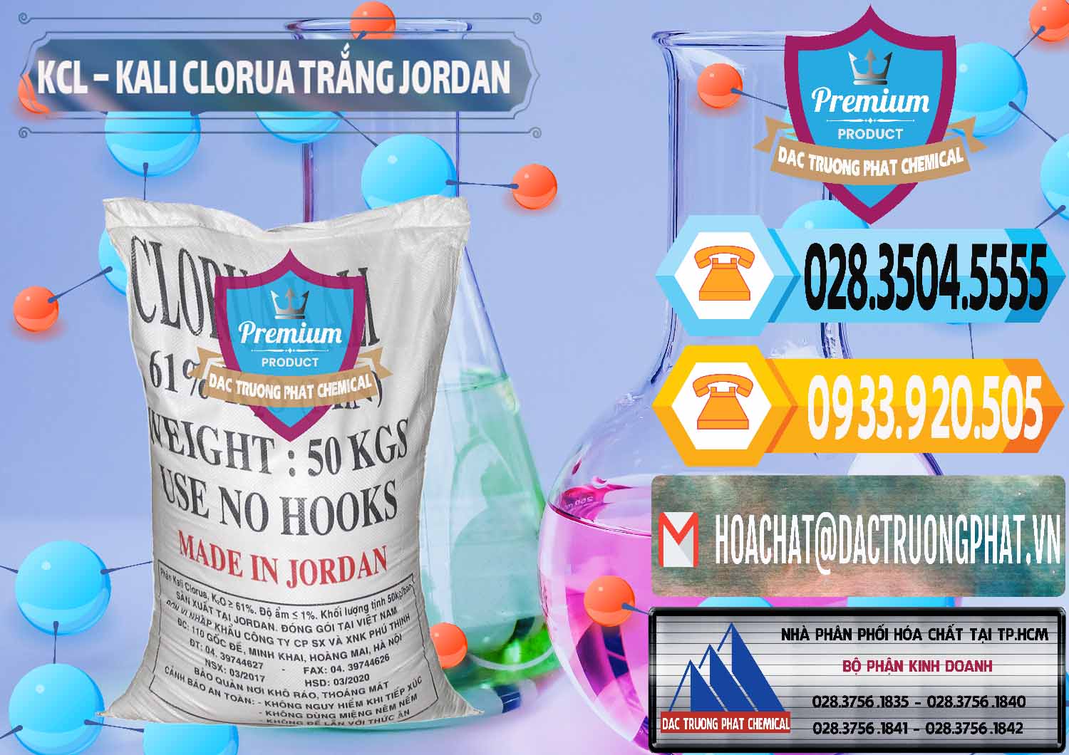 Bán và cung cấp KCL – Kali Clorua Trắng Jordan - 0088 - Công ty chuyên kinh doanh ( cung cấp ) hóa chất tại TP.HCM - hoachattayrua.net