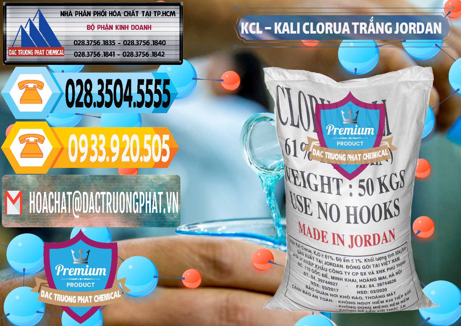 Đơn vị cung ứng ( bán ) KCL – Kali Clorua Trắng Jordan - 0088 - Công ty nhập khẩu _ cung cấp hóa chất tại TP.HCM - hoachattayrua.net