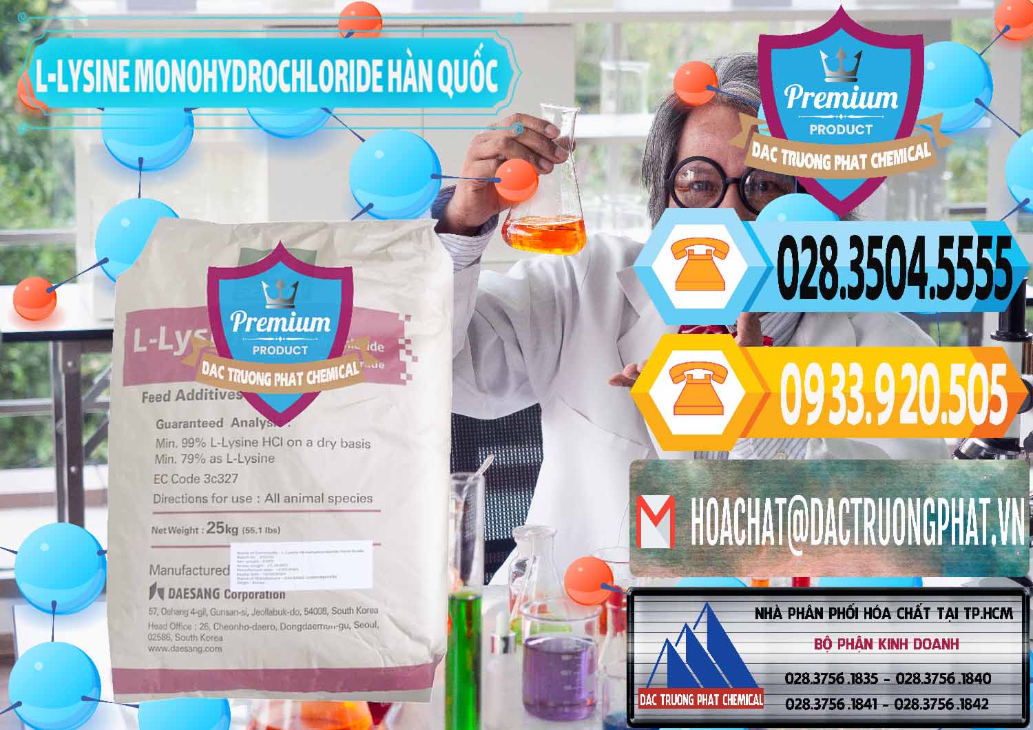 Công ty bán _ phân phối L-Lysine Monohydrochloride Feed Grade Sewon Hàn Quốc Korea - 0302 - Cty phân phối ( kinh doanh ) hóa chất tại TP.HCM - hoachattayrua.net