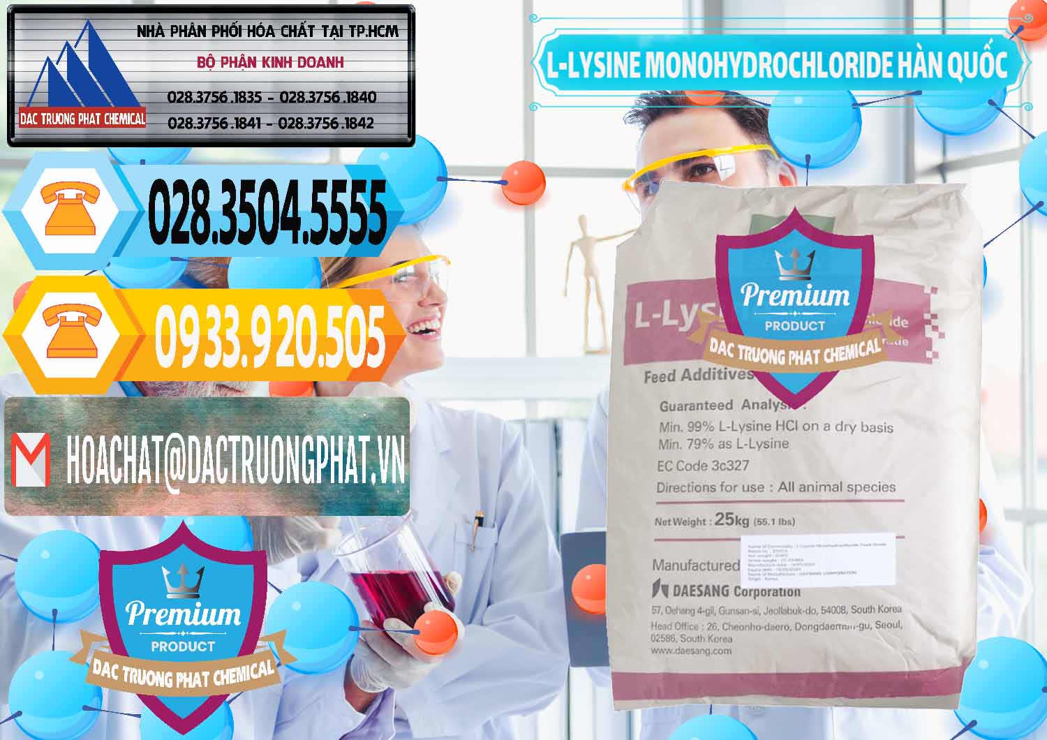 Công ty bán & phân phối L-Lysine Monohydrochloride Feed Grade Sewon Hàn Quốc Korea - 0302 - Công ty chuyên cung cấp _ bán hóa chất tại TP.HCM - hoachattayrua.net