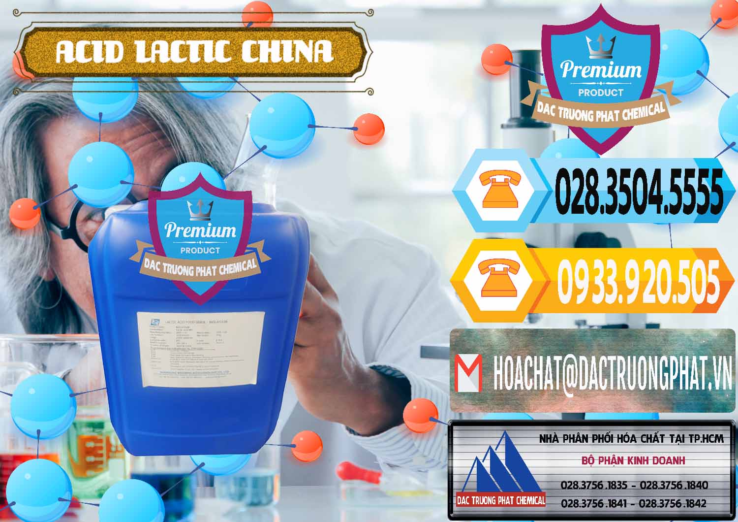 Công ty chuyên kinh doanh - bán Acid Lactic – Axit Lactic Trung Quốc China - 0374 - Chuyên phân phối - cung cấp hóa chất tại TP.HCM - hoachattayrua.net