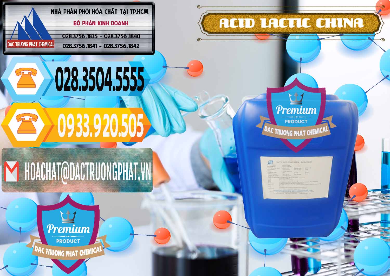 Nơi nhập khẩu ( bán ) Acid Lactic – Axit Lactic Trung Quốc China - 0374 - Nơi chuyên phân phối ( cung ứng ) hóa chất tại TP.HCM - hoachattayrua.net