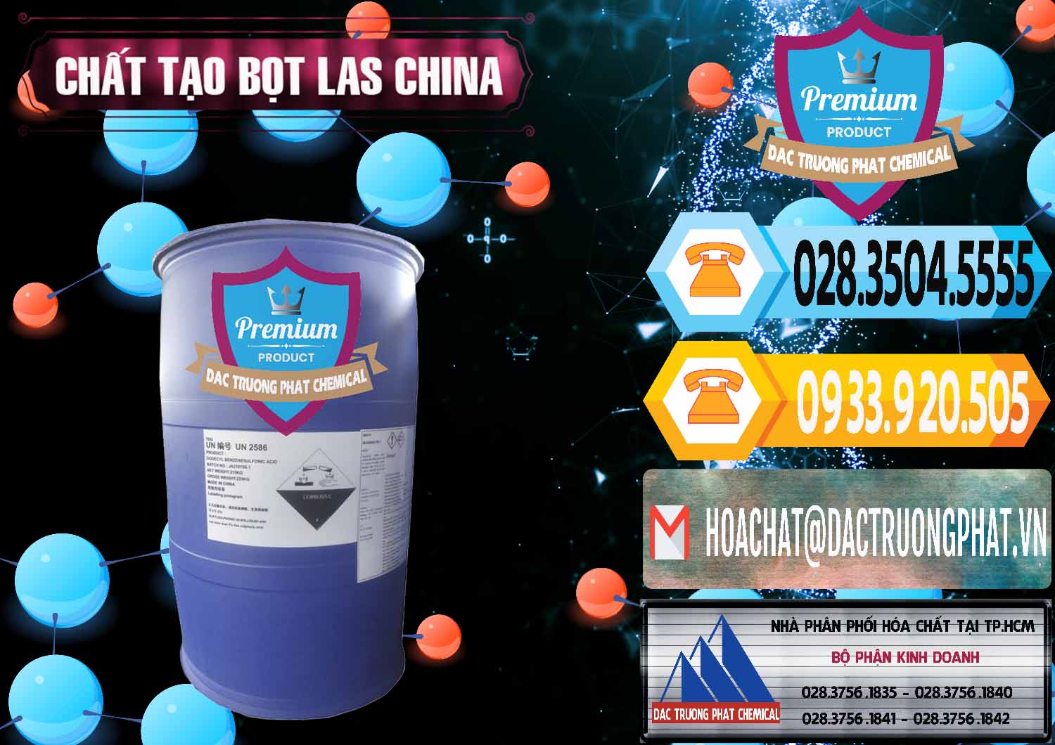 Công ty chuyên kinh doanh & bán Chất tạo bọt Las Trung Quốc China - 0451 - Công ty phân phối và nhập khẩu hóa chất tại TP.HCM - hoachattayrua.net