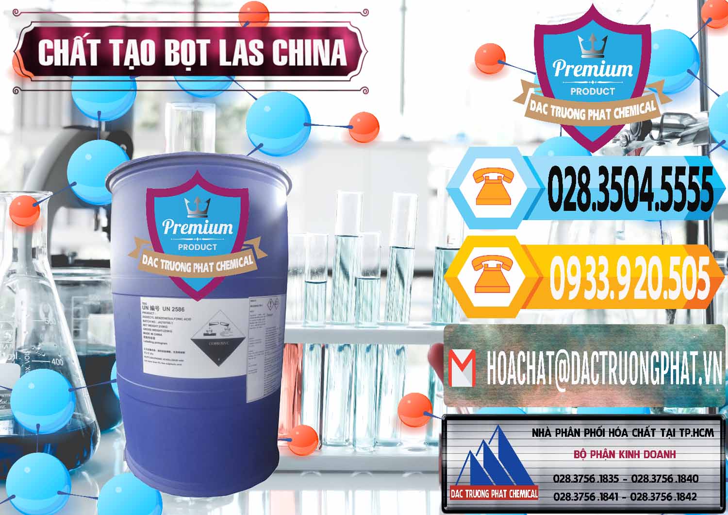 Nơi chuyên phân phối và bán Chất tạo bọt Las Trung Quốc China - 0451 - Công ty phân phối - bán hóa chất tại TP.HCM - hoachattayrua.net