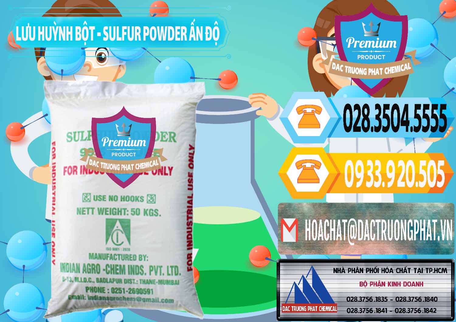 Công ty chuyên phân phối _ bán Lưu huỳnh Bột - Sulfur Powder Ấn Độ India - 0347 - Cty chuyên nhập khẩu _ cung cấp hóa chất tại TP.HCM - hoachattayrua.net