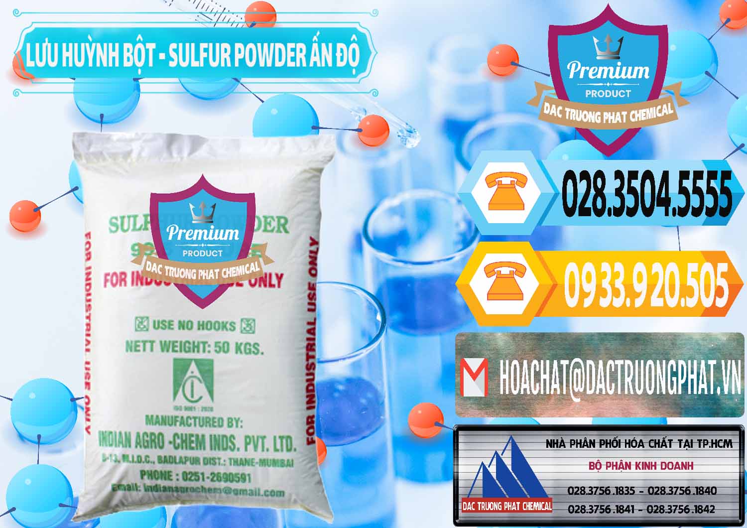 Cty chuyên bán ( phân phối ) Lưu huỳnh Bột - Sulfur Powder Ấn Độ India - 0347 - Công ty chuyên phân phối - bán hóa chất tại TP.HCM - hoachattayrua.net