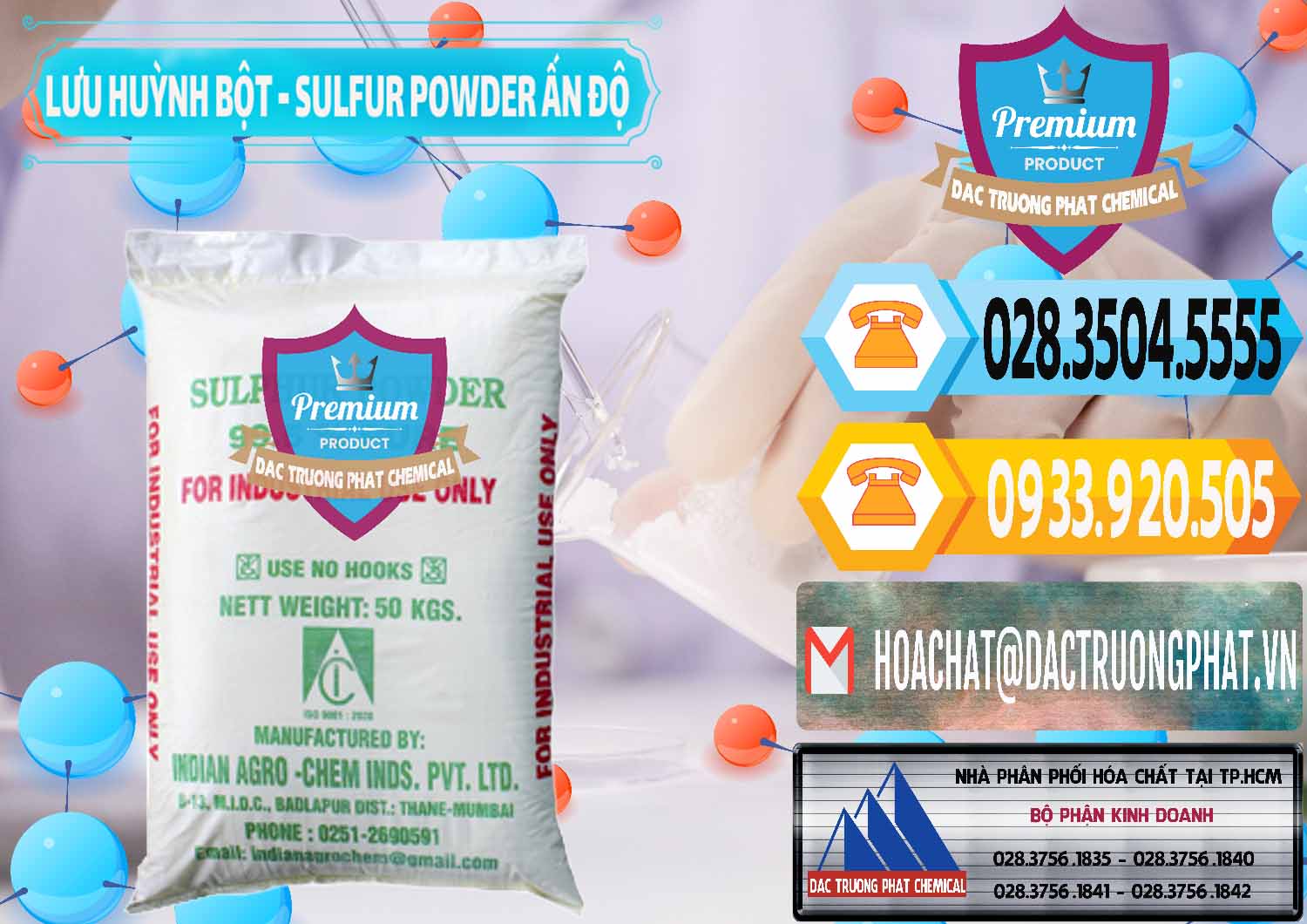Nhập khẩu - bán Lưu huỳnh Bột - Sulfur Powder Ấn Độ India - 0347 - Đơn vị cung cấp ( bán ) hóa chất tại TP.HCM - hoachattayrua.net