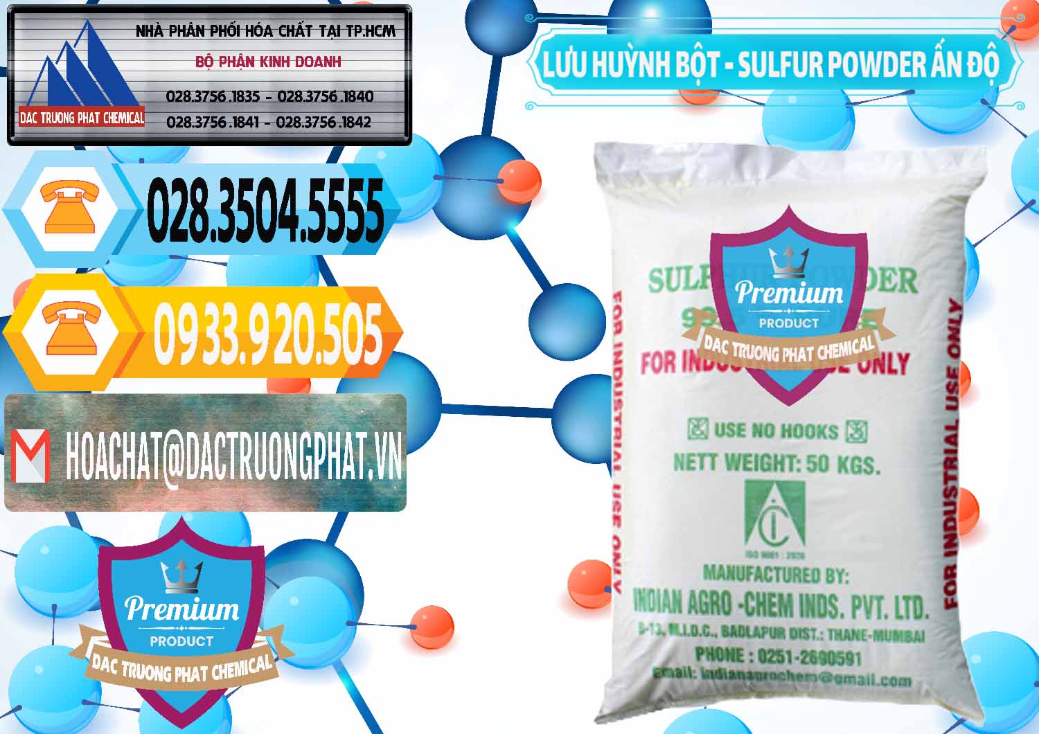 Nơi chuyên bán ( cung cấp ) Lưu huỳnh Bột - Sulfur Powder Ấn Độ India - 0347 - Chuyên cung cấp & phân phối hóa chất tại TP.HCM - hoachattayrua.net