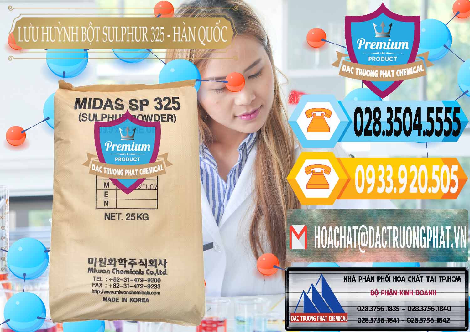 Công ty chuyên bán _ cung cấp Lưu huỳnh Bột - Sulfur Powder Midas SP 325 Hàn Quốc Korea - 0198 - Đơn vị chuyên cung cấp & kinh doanh hóa chất tại TP.HCM - hoachattayrua.net