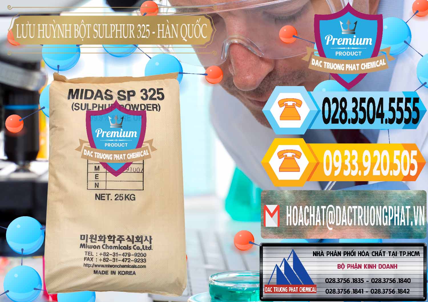 Chuyên cung cấp _ bán Lưu huỳnh Bột - Sulfur Powder Midas SP 325 Hàn Quốc Korea - 0198 - Nhà cung cấp và phân phối hóa chất tại TP.HCM - hoachattayrua.net