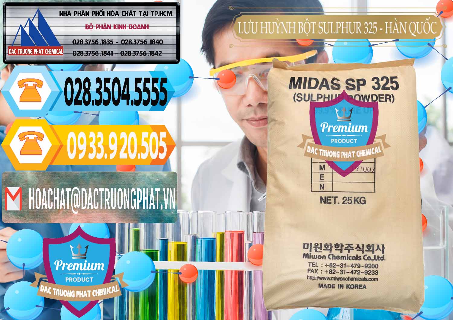 Công ty nhập khẩu và bán Lưu huỳnh Bột - Sulfur Powder Midas SP 325 Hàn Quốc Korea - 0198 - Nhà cung ứng ( phân phối ) hóa chất tại TP.HCM - hoachattayrua.net