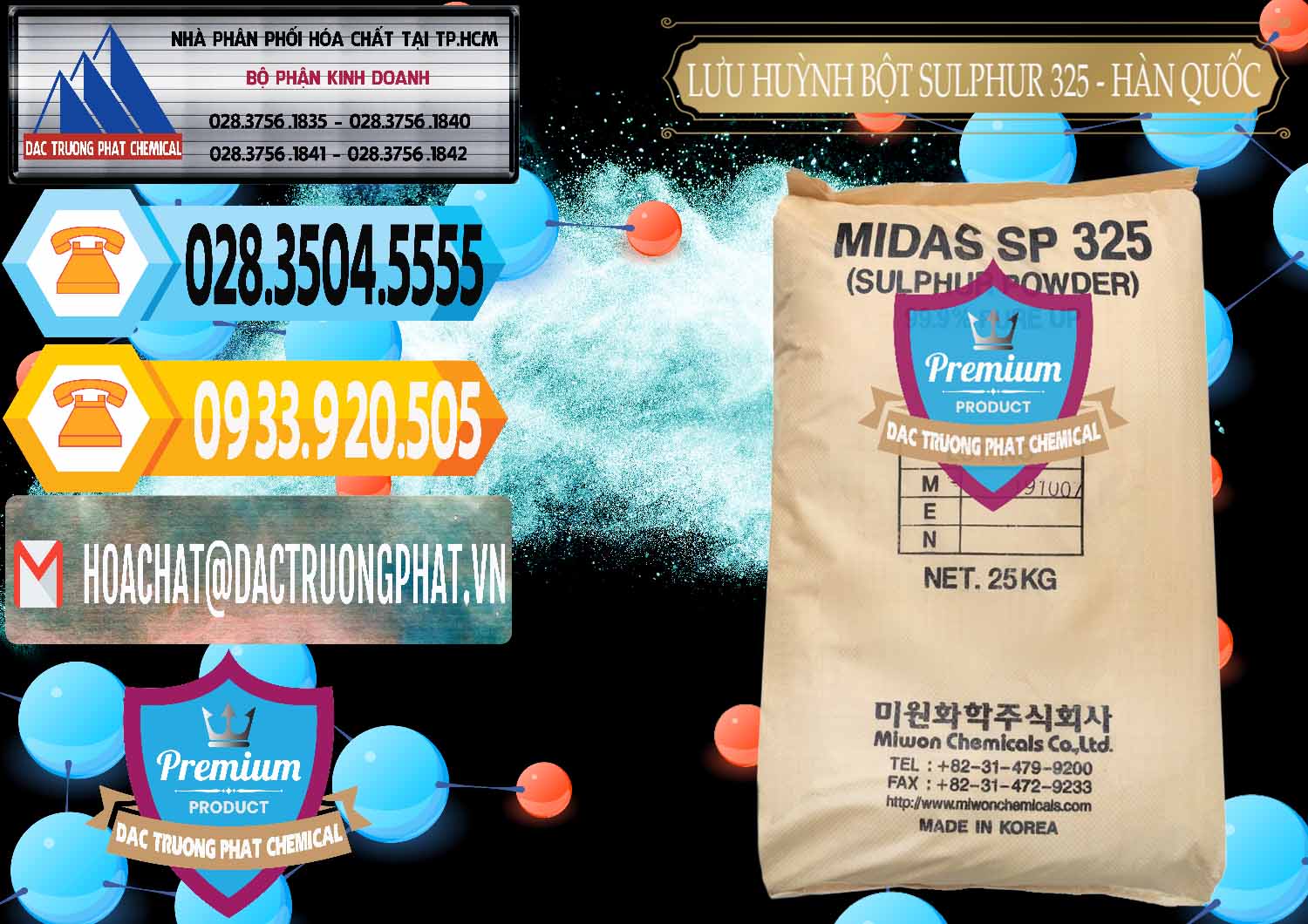 Cty chuyên phân phối ( bán ) Lưu huỳnh Bột - Sulfur Powder Midas SP 325 Hàn Quốc Korea - 0198 - Chuyên cung cấp & nhập khẩu hóa chất tại TP.HCM - hoachattayrua.net