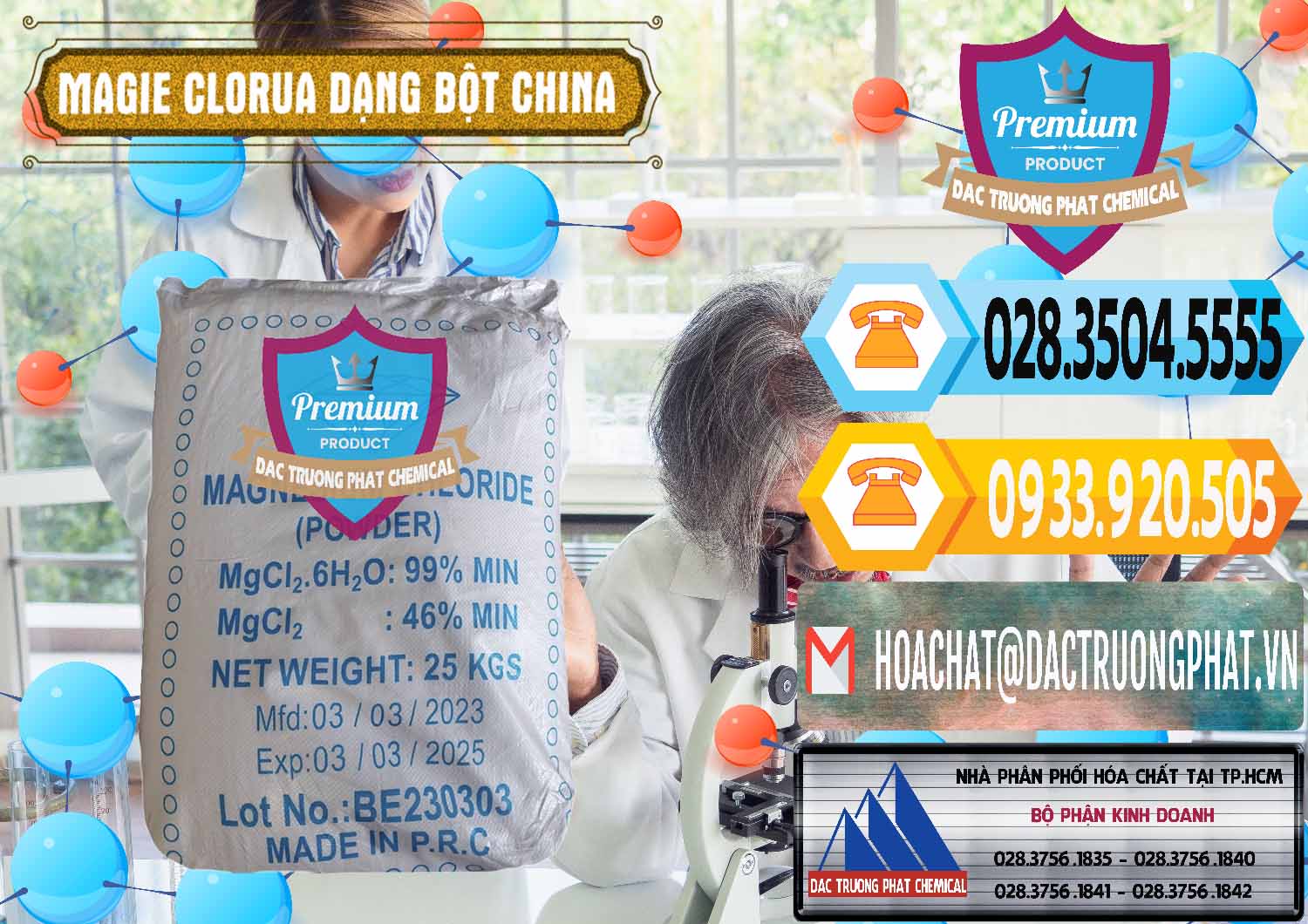 Cty cung ứng ( bán ) Magie Clorua – MGCL2 96% Dạng Bột Logo Kim Cương Trung Quốc China - 0387 - Cty chuyên cung ứng _ phân phối hóa chất tại TP.HCM - hoachattayrua.net