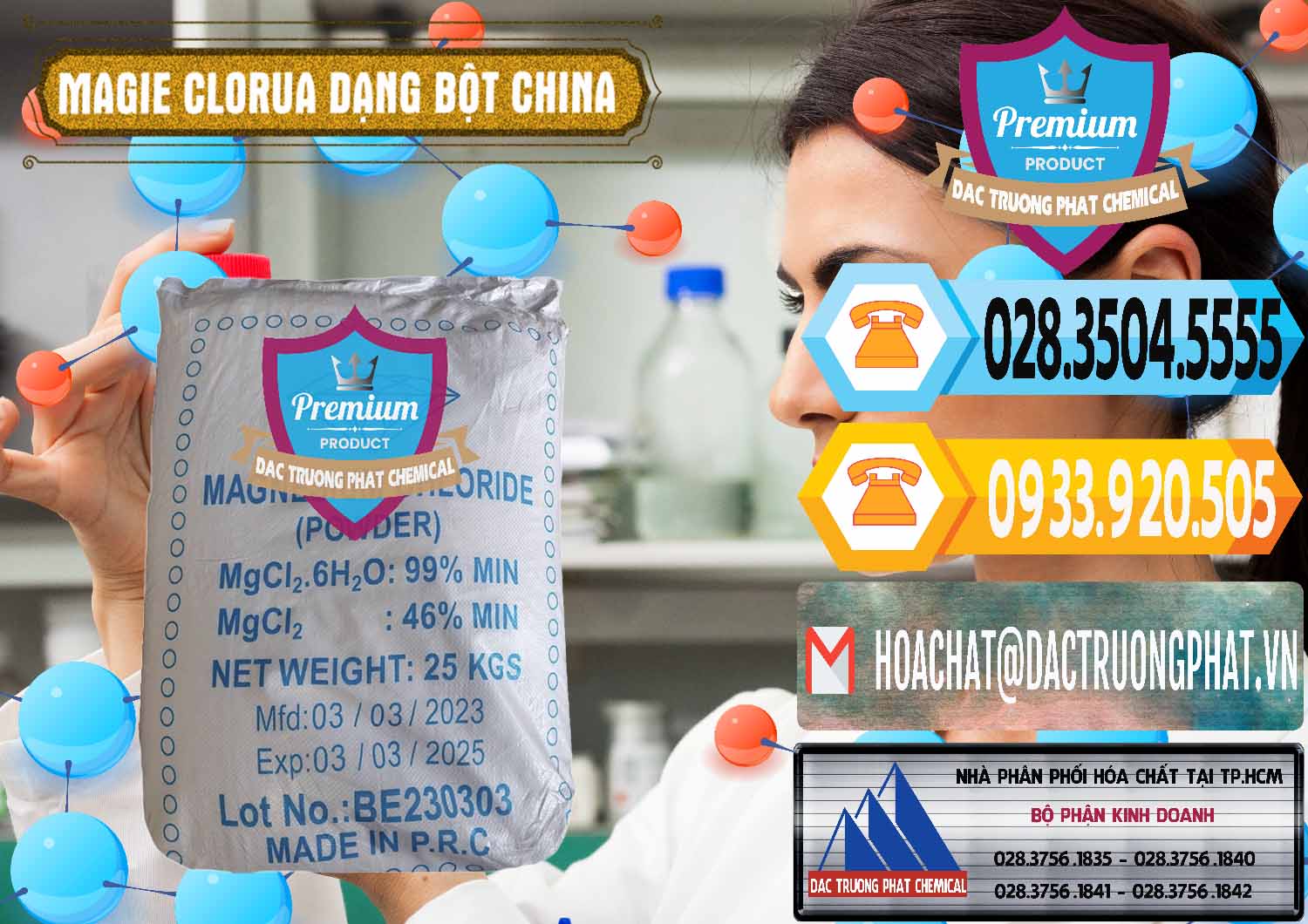 Công ty chuyên cung cấp ( bán ) Magie Clorua – MGCL2 96% Dạng Bột Logo Kim Cương Trung Quốc China - 0387 - Công ty chuyên phân phối ( cung ứng ) hóa chất tại TP.HCM - hoachattayrua.net