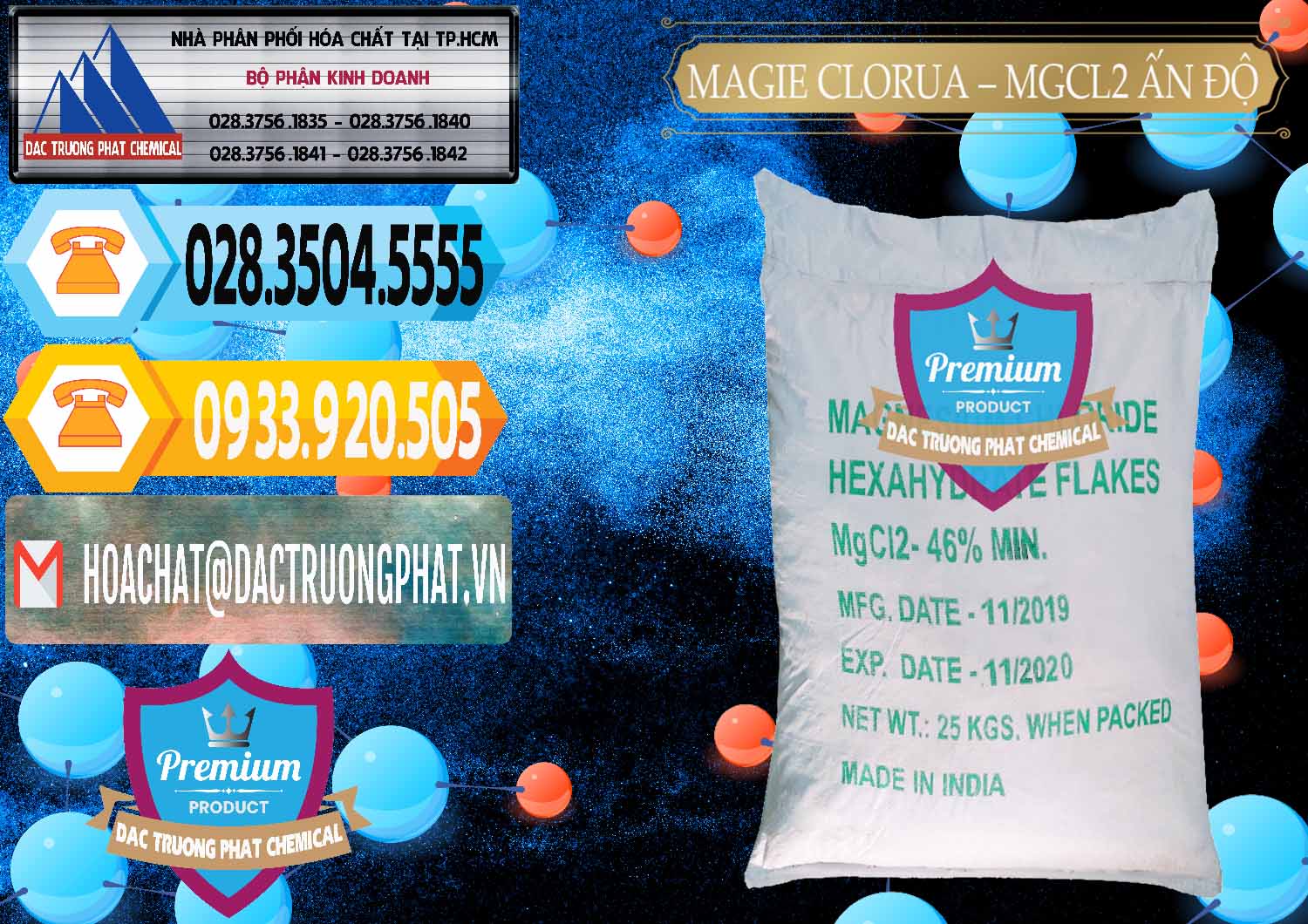 Công ty phân phối - bán Magie Clorua – MGCL2 46% Dạng Vảy Ấn Độ India - 0092 - Công ty kinh doanh - phân phối hóa chất tại TP.HCM - hoachattayrua.net
