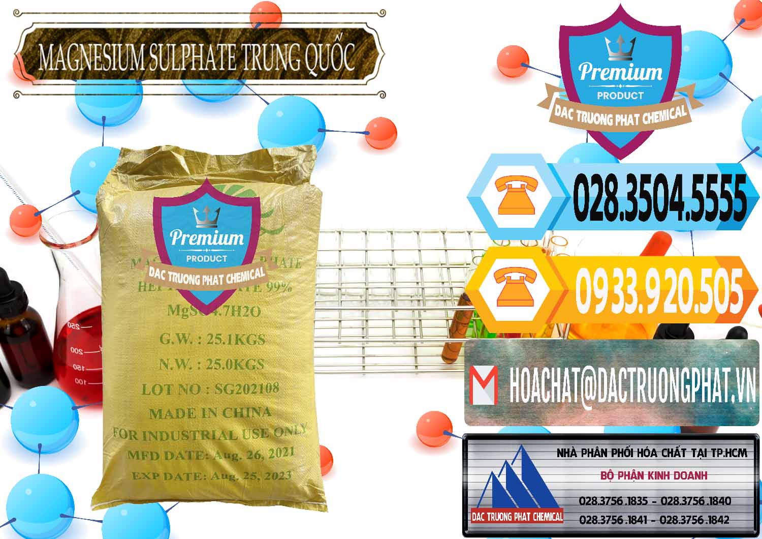 Đơn vị chuyên cung cấp ( bán ) MGSO4.7H2O – Magnesium Sulphate Heptahydrate 99% Trung Quốc China - 0440 - Nhập khẩu và cung cấp hóa chất tại TP.HCM - hoachattayrua.net