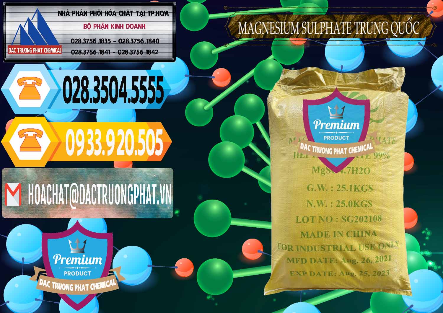 Công ty chuyên kinh doanh & bán MGSO4.7H2O – Magnesium Sulphate Heptahydrate 99% Trung Quốc China - 0440 - Nơi bán ( cung cấp ) hóa chất tại TP.HCM - hoachattayrua.net