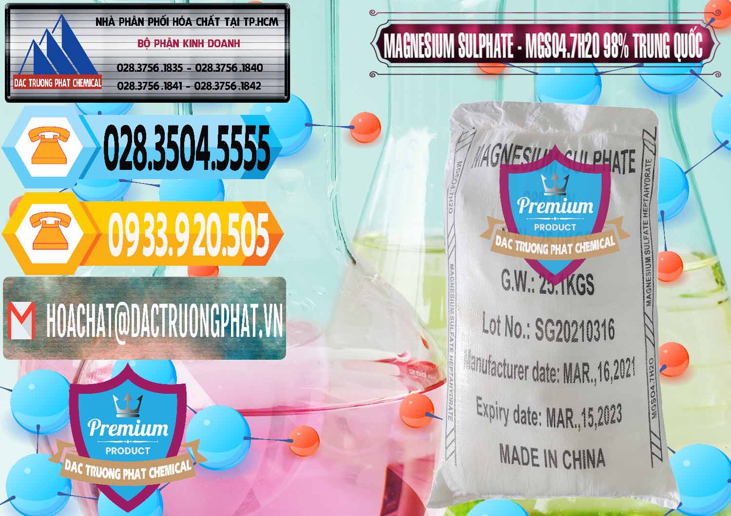 Nơi chuyên nhập khẩu ( bán ) MGSO4.7H2O – Magnesium Sulphate 98% Trung Quốc China - 0229 - Công ty chuyên cung cấp ( kinh doanh ) hóa chất tại TP.HCM - hoachattayrua.net