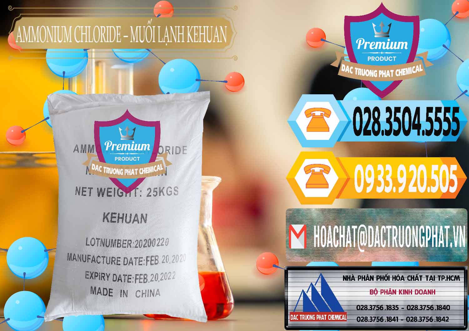 Cty chuyên bán & cung cấp Ammonium Chloride – NH4CL Muối Lạnh Kehuan Trung Quốc China - 0022 - Công ty phân phối - cung ứng hóa chất tại TP.HCM - hoachattayrua.net