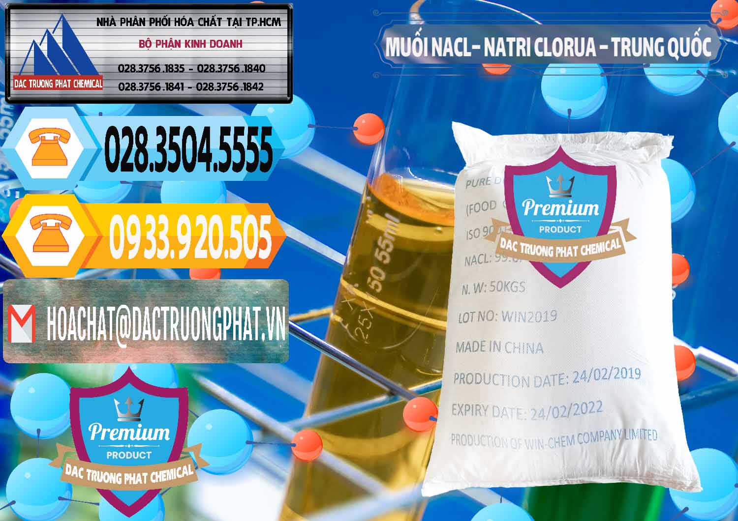 Đơn vị chuyên kinh doanh và bán Muối NaCL – Sodium Chloride Trung Quốc China - 0097 - Nhà phân phối và kinh doanh hóa chất tại TP.HCM - hoachattayrua.net