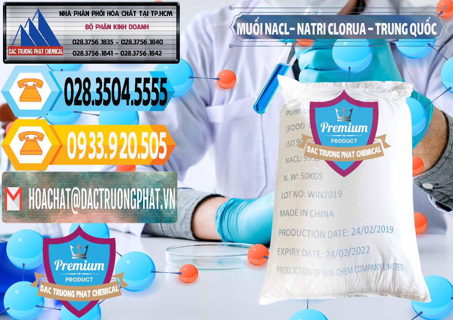 Công ty bán ( phân phối ) Muối NaCL – Sodium Chloride Trung Quốc China - 0097 - Nhà phân phối và bán hóa chất tại TP.HCM - hoachattayrua.net