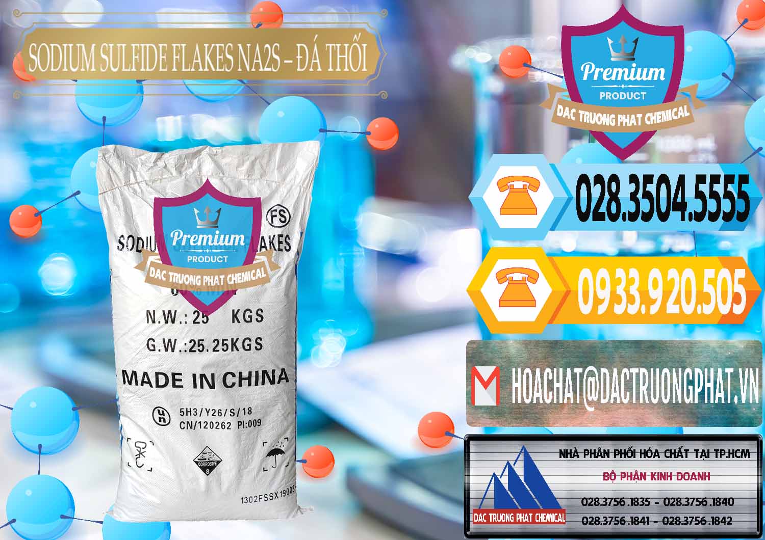Đơn vị chuyên bán và phân phối Sodium Sulfide Flakes NA2S – Đá Thối Đỏ Trung Quốc China - 0150 - Công ty cung cấp - phân phối hóa chất tại TP.HCM - hoachattayrua.net