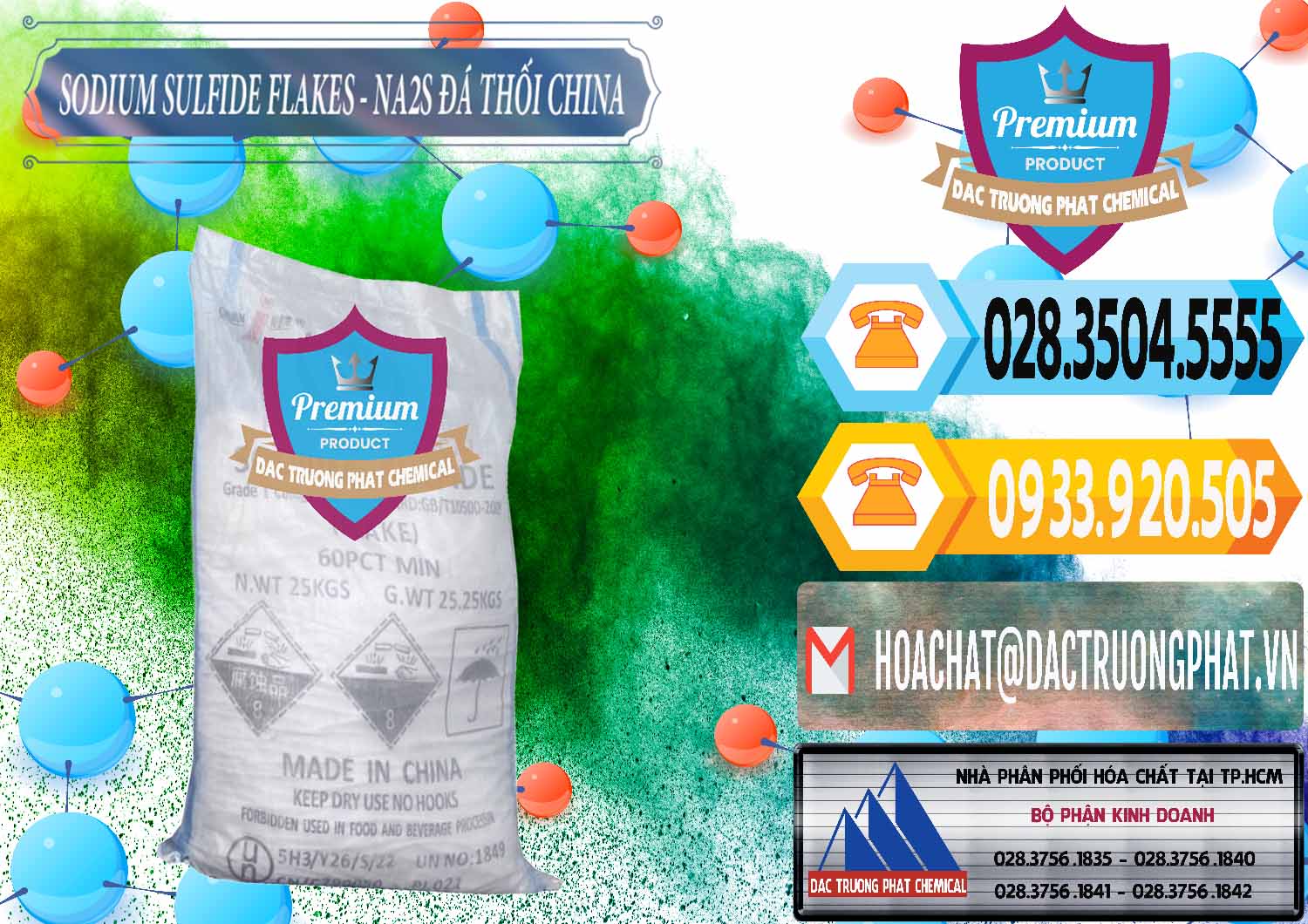 Chuyên bán và phân phối Sodium Sulfide NA2S – Đá Thối Liyuan Trung Quốc China - 0385 - Nơi chuyên phân phối và bán hóa chất tại TP.HCM - hoachattayrua.net