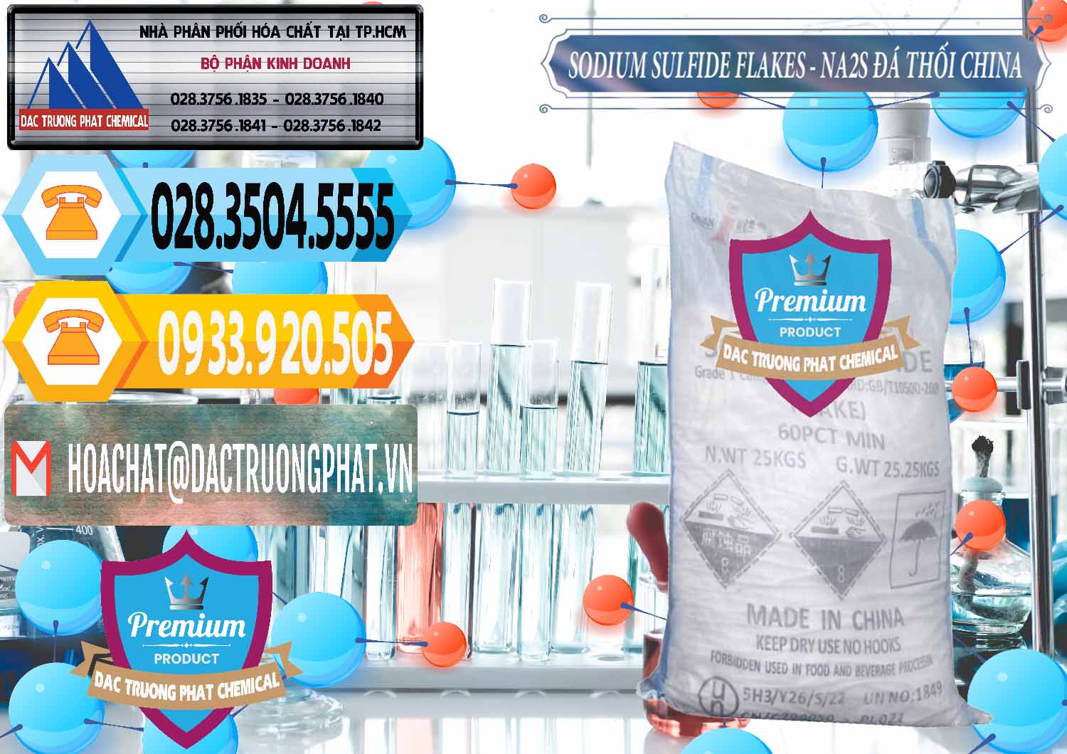 Cty kinh doanh - bán Sodium Sulfide NA2S – Đá Thối Liyuan Trung Quốc China - 0385 - Nơi phân phối & bán hóa chất tại TP.HCM - hoachattayrua.net