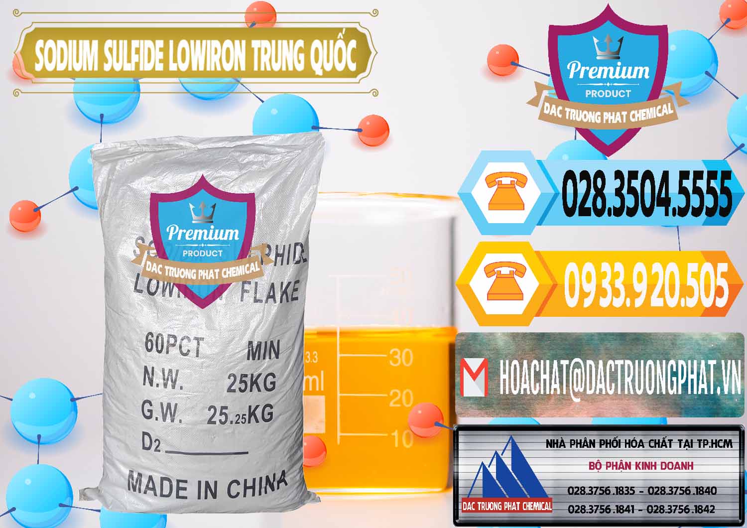 Nơi cung cấp & bán Sodium Sulfide NA2S – Đá Thối Lowiron Trung Quốc China - 0227 - Cung cấp ( nhập khẩu ) hóa chất tại TP.HCM - hoachattayrua.net