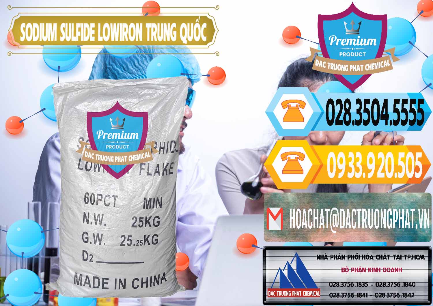 Công ty bán - cung cấp Sodium Sulfide NA2S – Đá Thối Lowiron Trung Quốc China - 0227 - Cty phân phối và cung cấp hóa chất tại TP.HCM - hoachattayrua.net