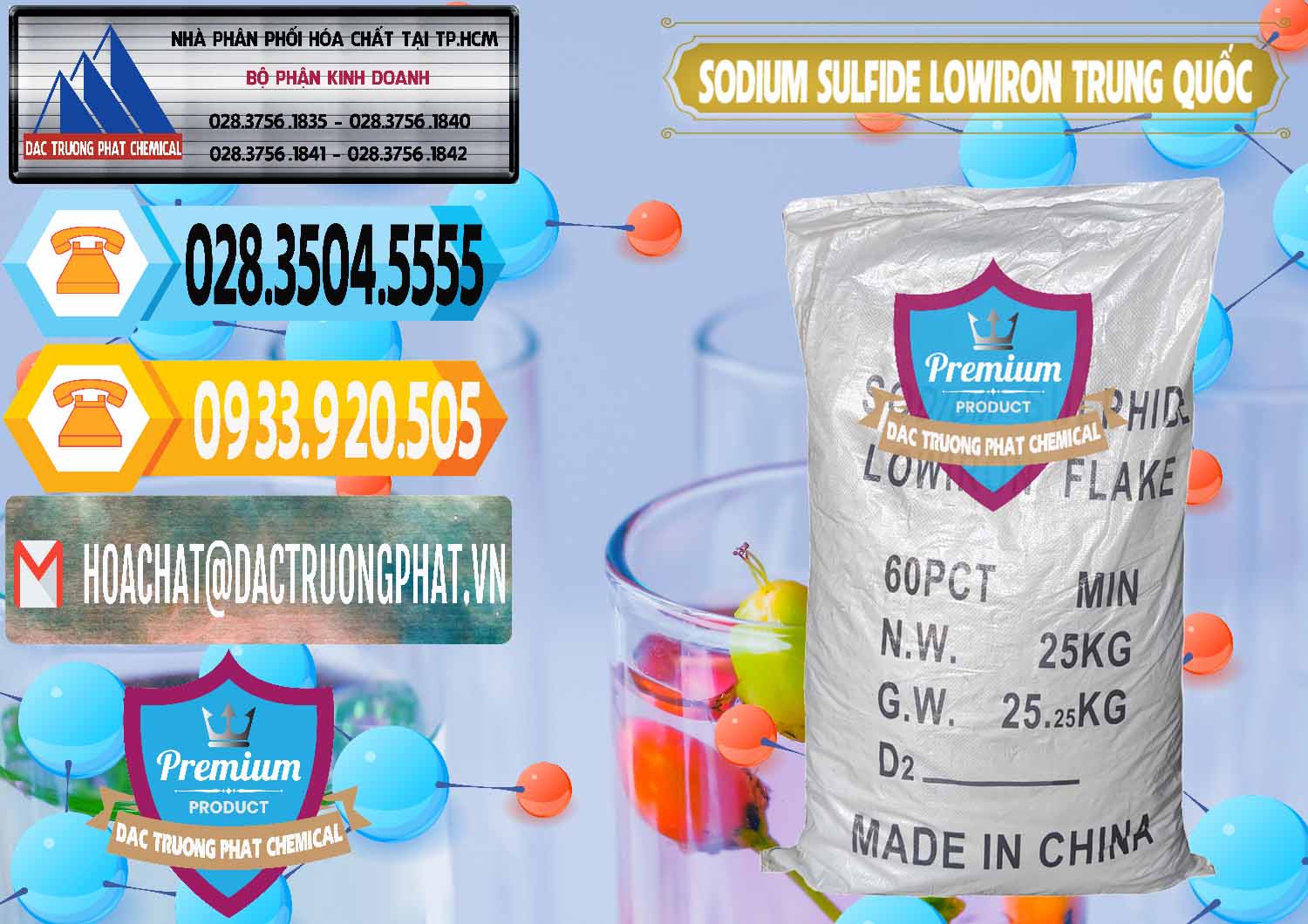 Chuyên bán _ cung cấp Sodium Sulfide NA2S – Đá Thối Lowiron Trung Quốc China - 0227 - Nhà nhập khẩu - cung cấp hóa chất tại TP.HCM - hoachattayrua.net