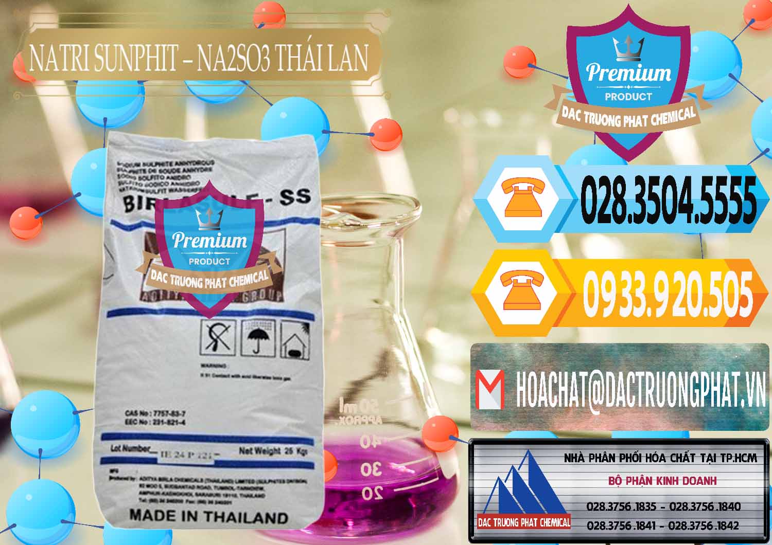 Nhà cung cấp _ bán Natri Sunphit - NA2SO3 Thái Lan - 0105 - Nơi chuyên cung cấp và nhập khẩu hóa chất tại TP.HCM - hoachattayrua.net