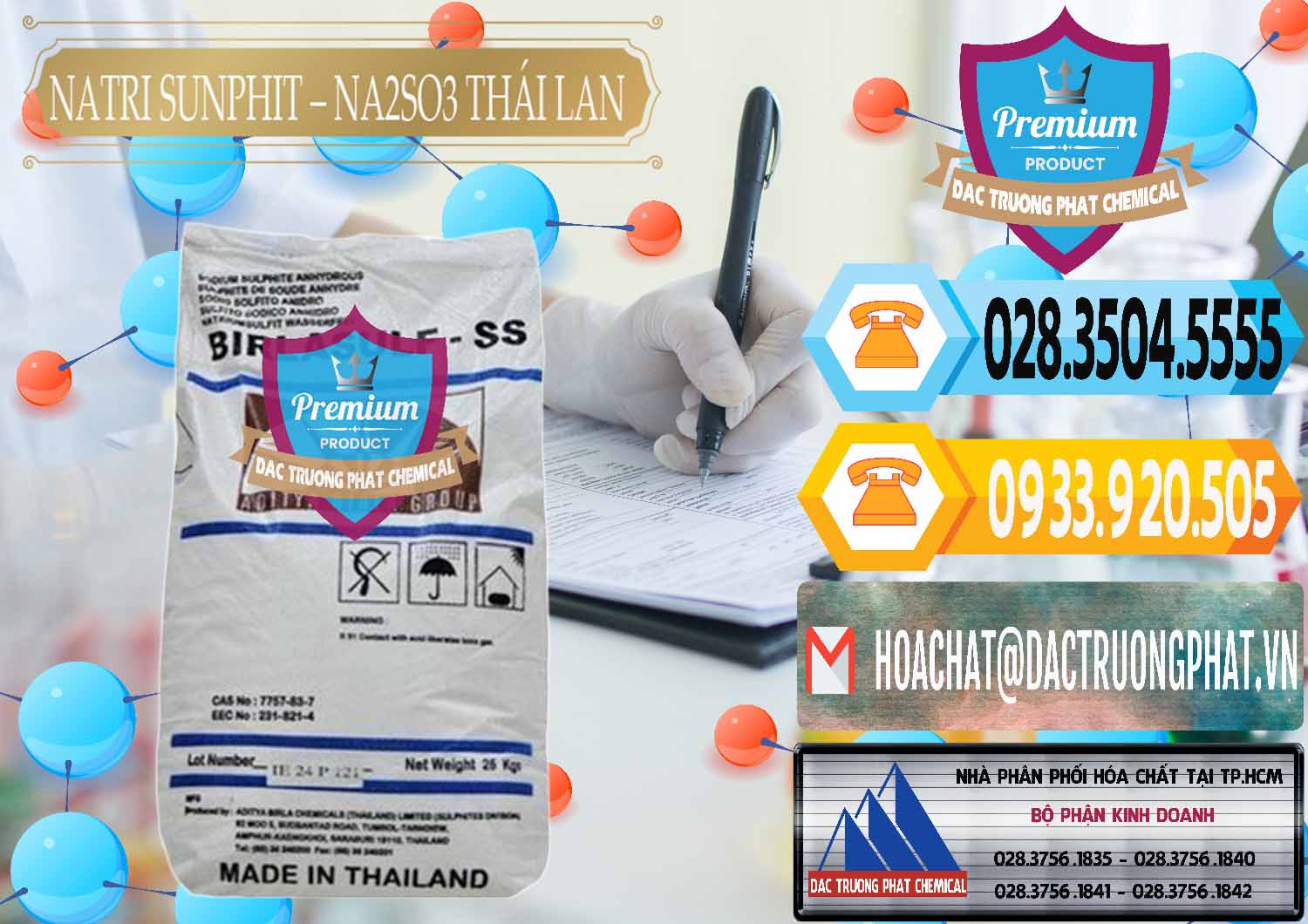 Chuyên phân phối và bán Natri Sunphit - NA2SO3 Thái Lan - 0105 - Cty chuyên nhập khẩu ( cung cấp ) hóa chất tại TP.HCM - hoachattayrua.net