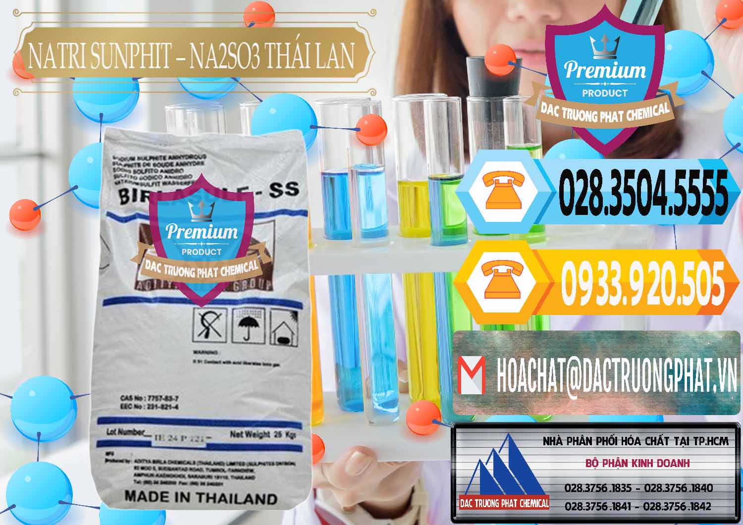 Đơn vị chuyên bán ( cung ứng ) Natri Sunphit - NA2SO3 Thái Lan - 0105 - Nơi phân phối - bán hóa chất tại TP.HCM - hoachattayrua.net