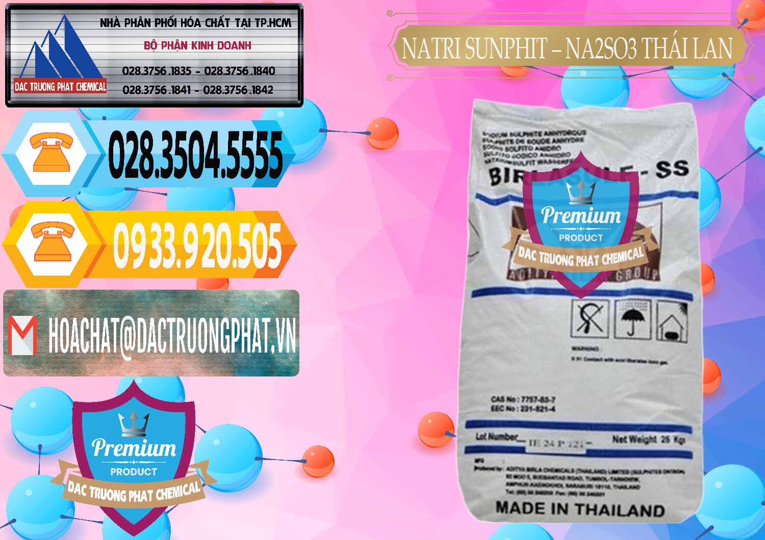 Cung cấp và bán Natri Sunphit - NA2SO3 Thái Lan - 0105 - Nơi chuyên phân phối & kinh doanh hóa chất tại TP.HCM - hoachattayrua.net