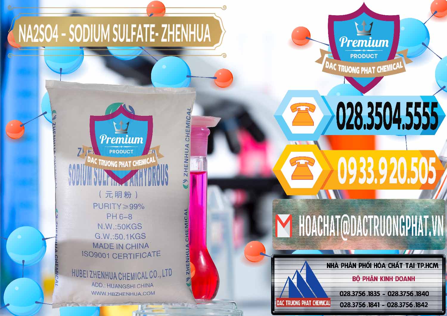 Cty nhập khẩu & bán Sodium Sulphate - Muối Sunfat Na2SO4 Zhenhua Trung Quốc China - 0101 - Đơn vị cung ứng và phân phối hóa chất tại TP.HCM - hoachattayrua.net