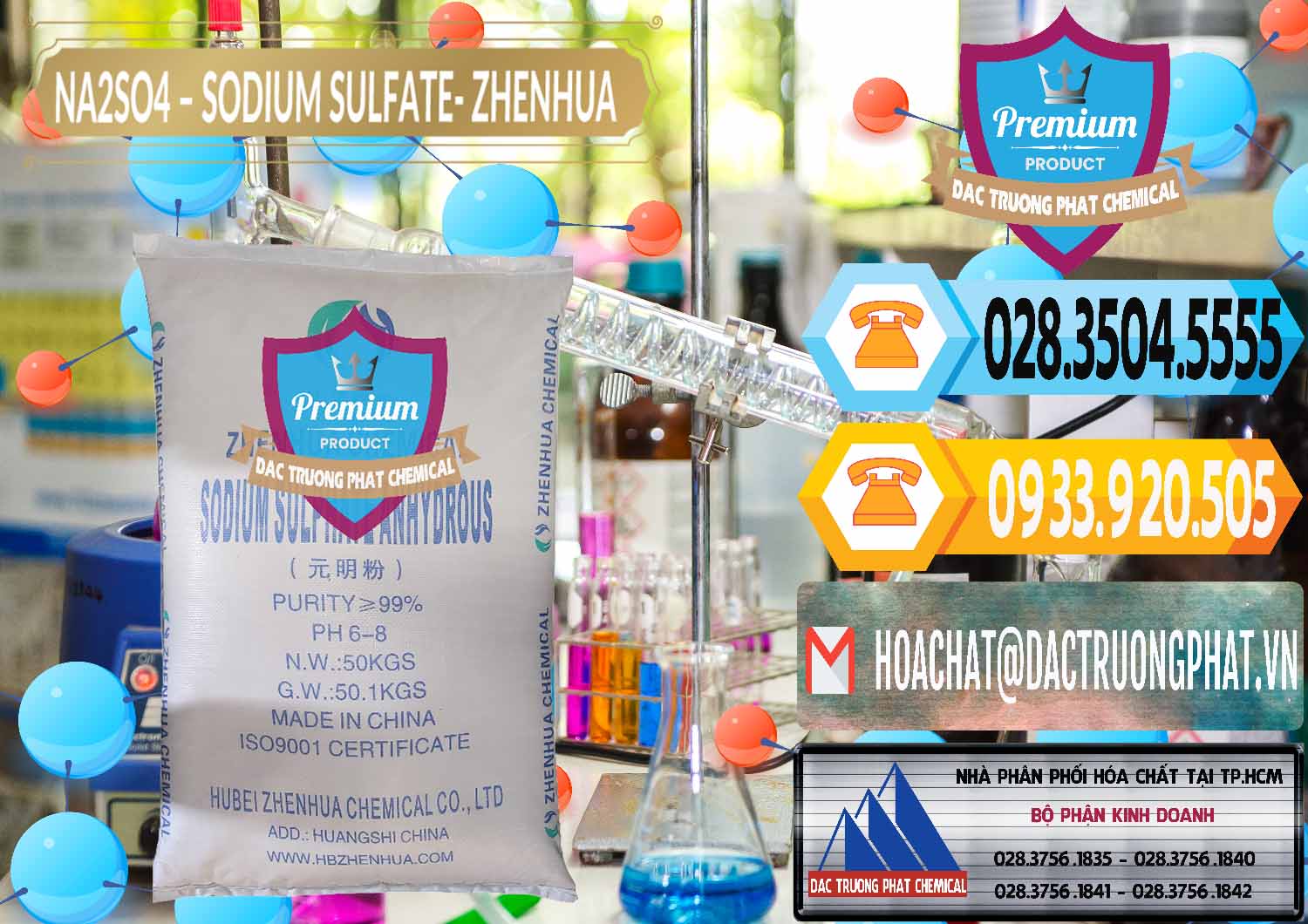 Chuyên cung ứng - bán Sodium Sulphate - Muối Sunfat Na2SO4 Zhenhua Trung Quốc China - 0101 - Chuyên cung ứng ( phân phối ) hóa chất tại TP.HCM - hoachattayrua.net