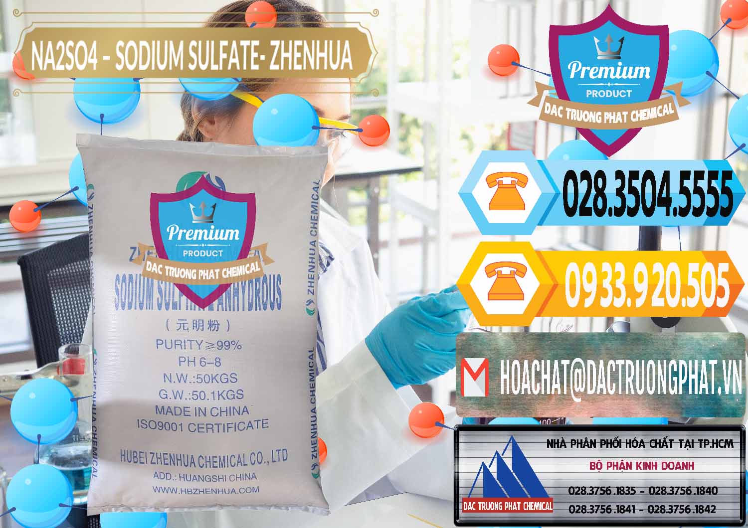 Nơi chuyên phân phối _ bán Sodium Sulphate - Muối Sunfat Na2SO4 Zhenhua Trung Quốc China - 0101 - Đơn vị chuyên phân phối _ nhập khẩu hóa chất tại TP.HCM - hoachattayrua.net