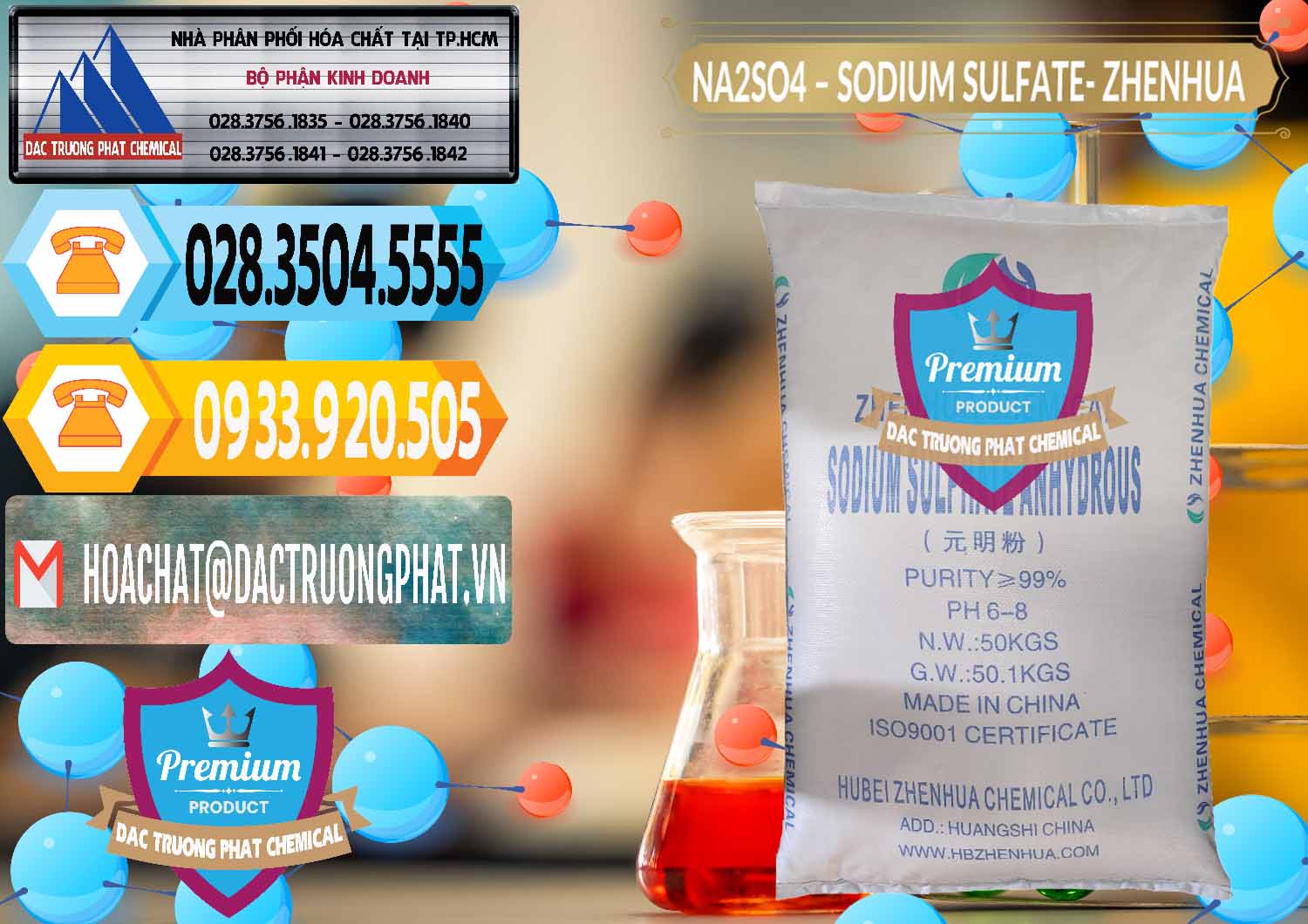 Đơn vị chuyên phân phối và bán Sodium Sulphate - Muối Sunfat Na2SO4 Zhenhua Trung Quốc China - 0101 - Bán & cung cấp hóa chất tại TP.HCM - hoachattayrua.net