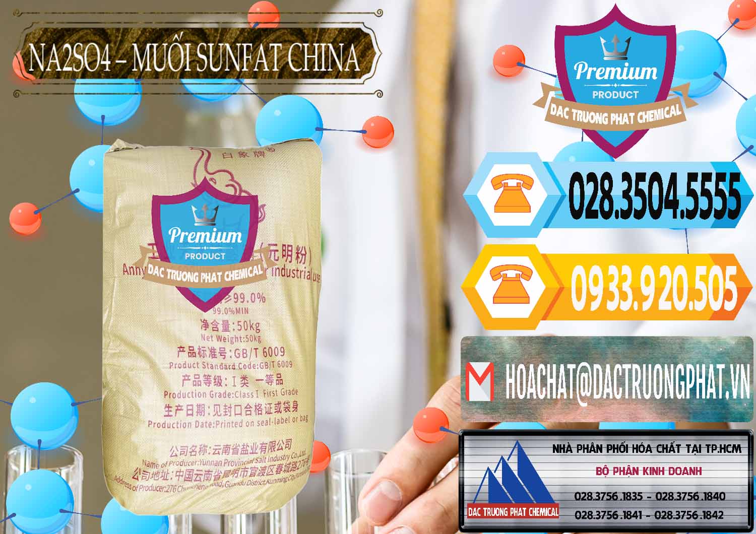 Cty chuyên cung cấp _ bán Sodium Sulphate - Muối Sunfat Na2SO4 Logo Con Voi Trung Quốc China - 0409 - Nơi cung cấp và phân phối hóa chất tại TP.HCM - hoachattayrua.net