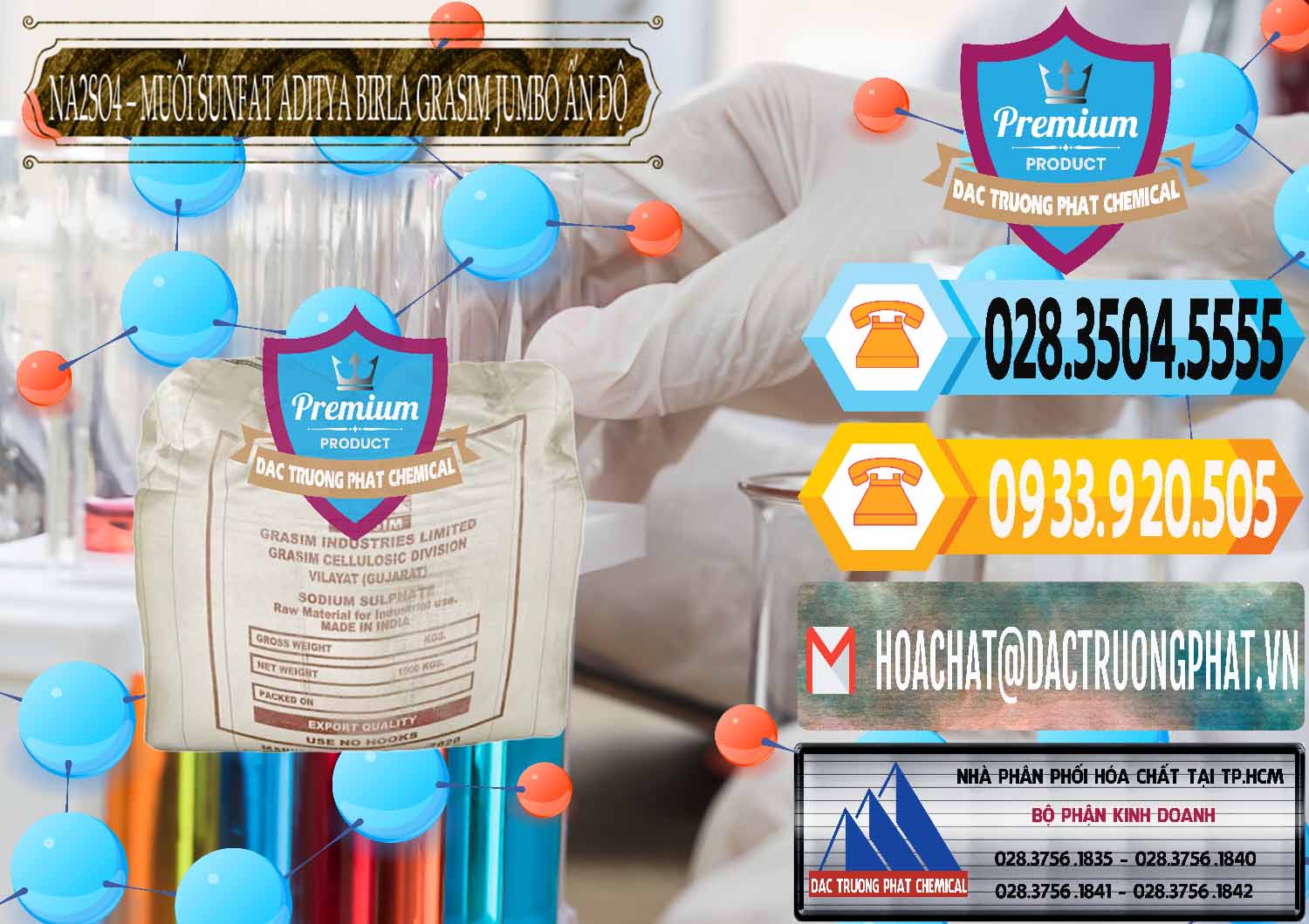 Đơn vị chuyên bán - cung cấp Sodium Sulphate - Muối Sunfat Na2SO4 Jumbo Bành Aditya Birla Grasim Ấn Độ India - 0357 - Cty chuyên cung cấp - bán hóa chất tại TP.HCM - hoachattayrua.net